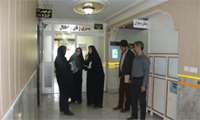 اعضای کمیته انطباق امور فنی واداری موسسات پزشکی با شرع مقدس اسلام از بیمارستان نقوی بازدید کردند